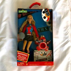 Barbie and Tickle Me Elmo (new in box)